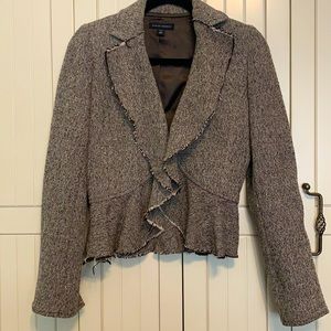 Banana Republic Brown Tweed Blazer